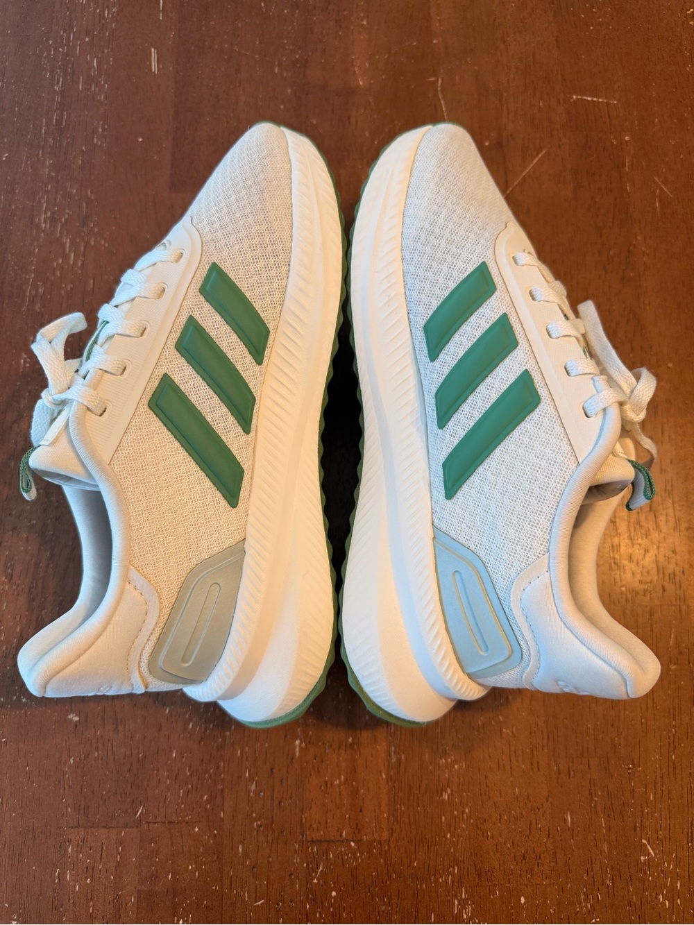 Adidas X_PLR Path Running Shoes Men 7 Women 8.5 White Dark Green IH0939 - Picture 4 of 10